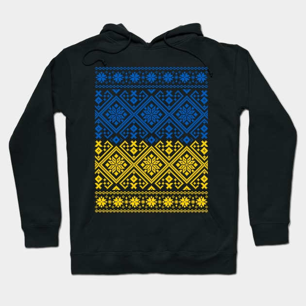 Ukraine ornament Hoodie by Myartstor 